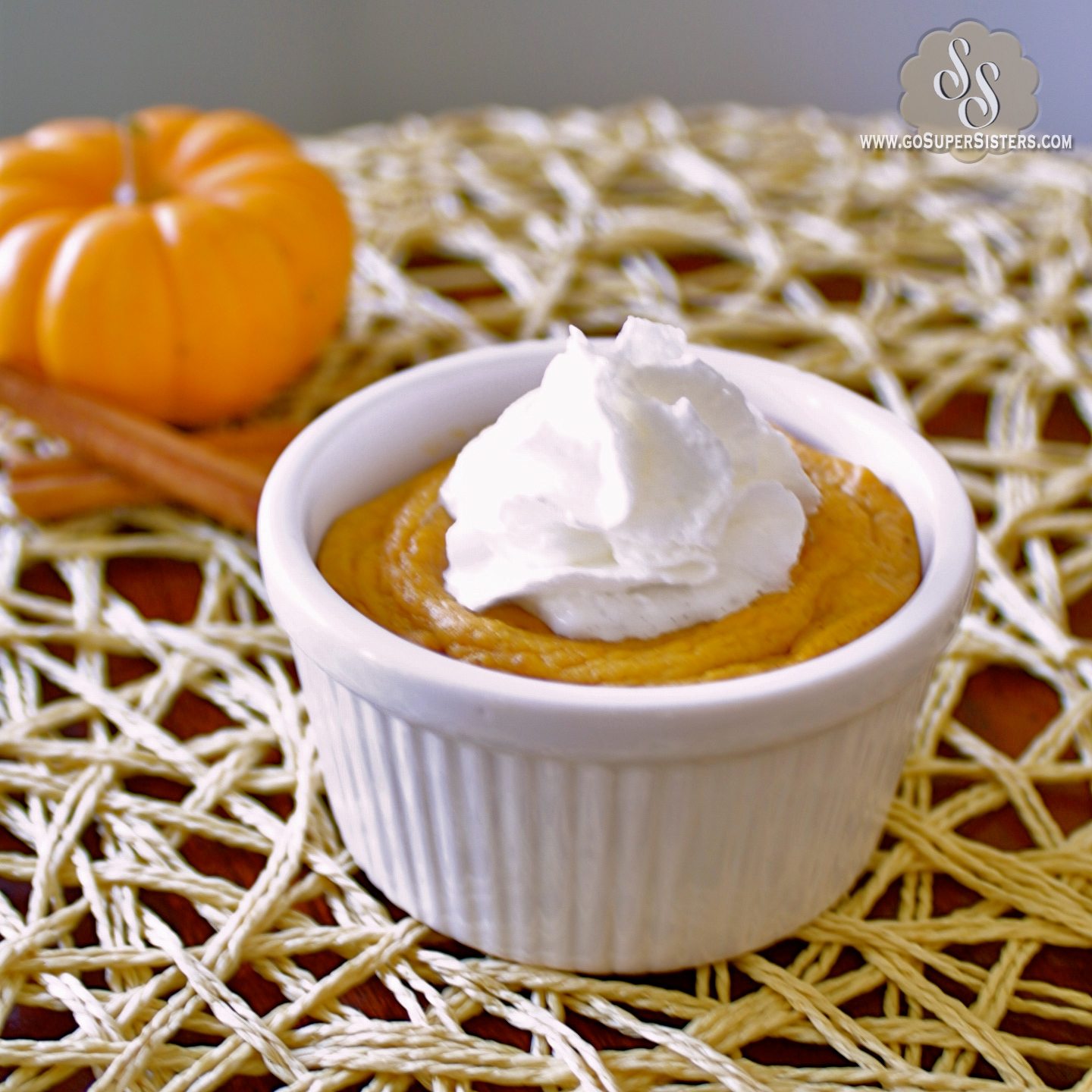 Single Serve Two Minute Pumpkin Pie | Super Sister Fitness