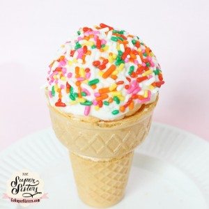 Funfetti Cupcake Cones recipe