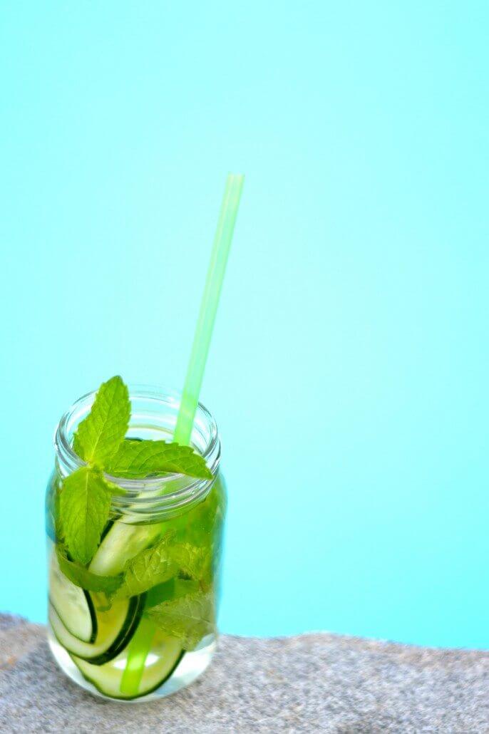 cucumber mint water