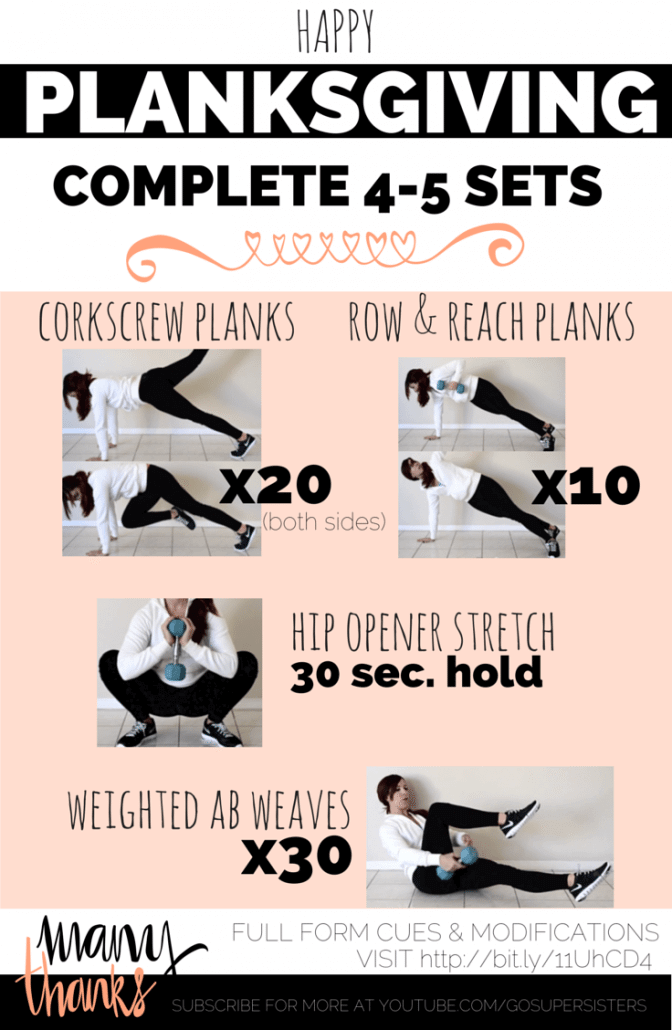 Exercises for Abs & Shoulders - Simple, Plank Workout