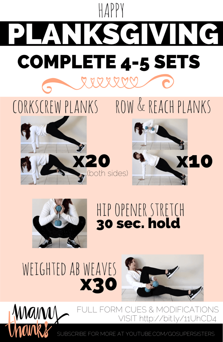 planksgiving workout