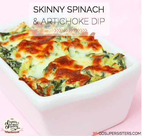skinny spinach and artichoke dip