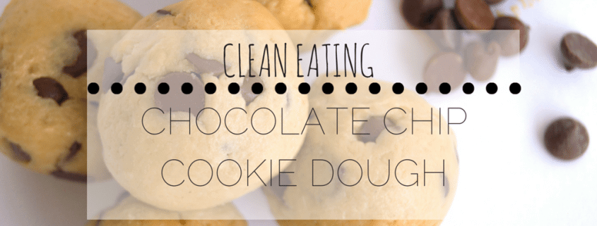 clean chocolate chip cookie dough