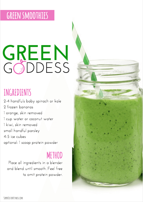 easy green smoothie recipes for weight loss pdf