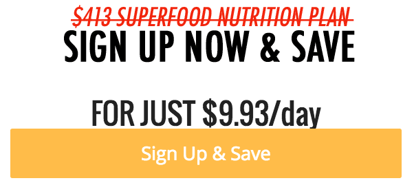 Intermittent Fasting Sign Up and Save Button
