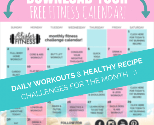 Download Your Free Fitness Calendar