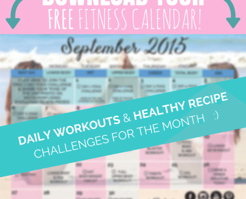 FREE FITNESS CALENDAR opt in