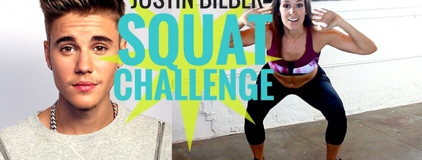 justin bieber what do you mean squat challenge
