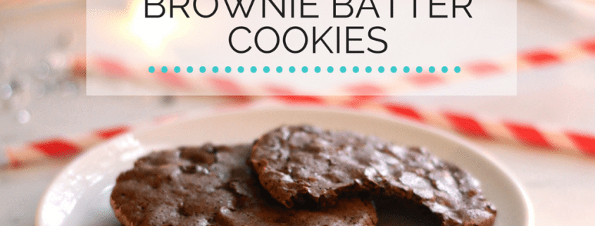 brownie batter cookies, flourless chocolate cookies, healthy holiday recipes,