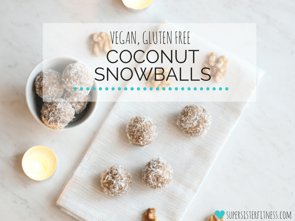 Healthy Holiday Recipes - Vegan Dessert! Coconut Superfood Snowballs