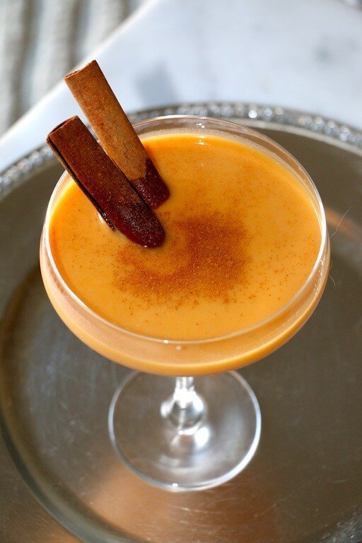Pumpkin Rum Punch Cocktail