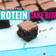 Healthy Protein Brownie Cake Bites Recipe