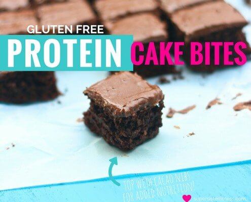 Healthy Protein Brownie Cake Bites Recipe