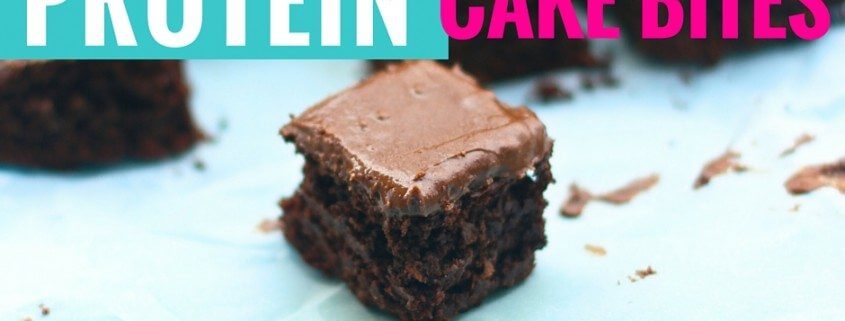 Healthy Protein Brownie Cake Bites Recipe