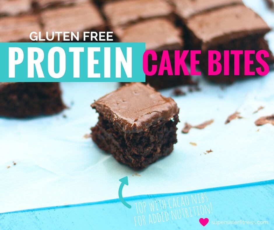 Healthy Protein Brownie Cake Bites Recipe