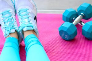 shoes and weights