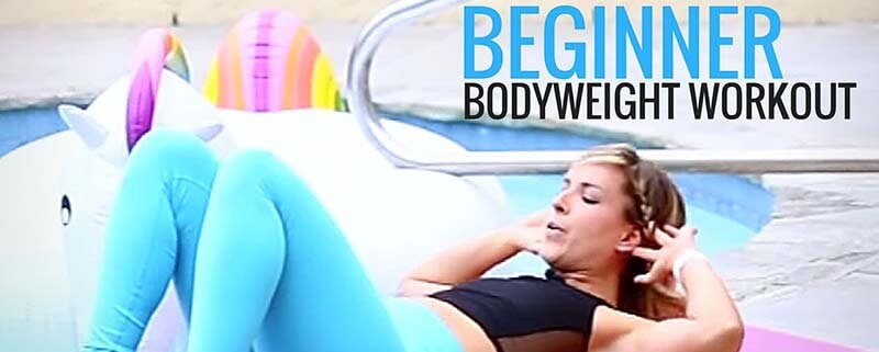 Beginner bodyweight workout